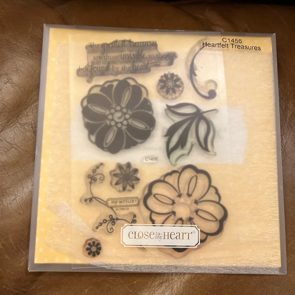 Close to My Heart My Acrylix 8 Sets of Decorative Stamps